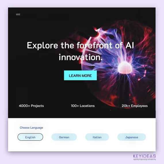 Landing Page Work
