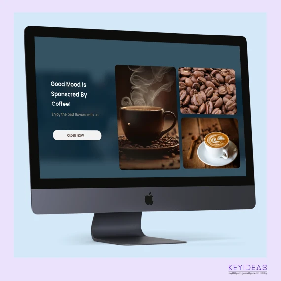  Coffee shop landing page