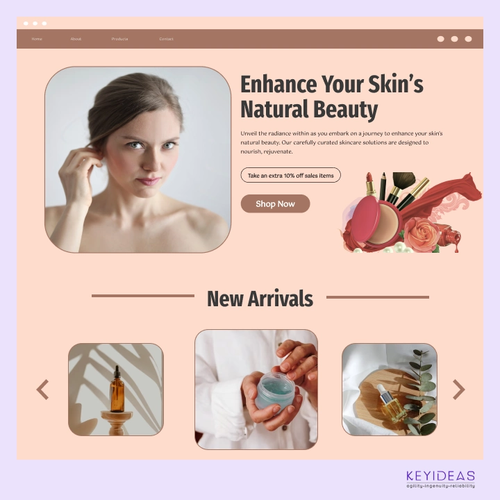 Responsive Landing Page Design for Mobile and Desktop