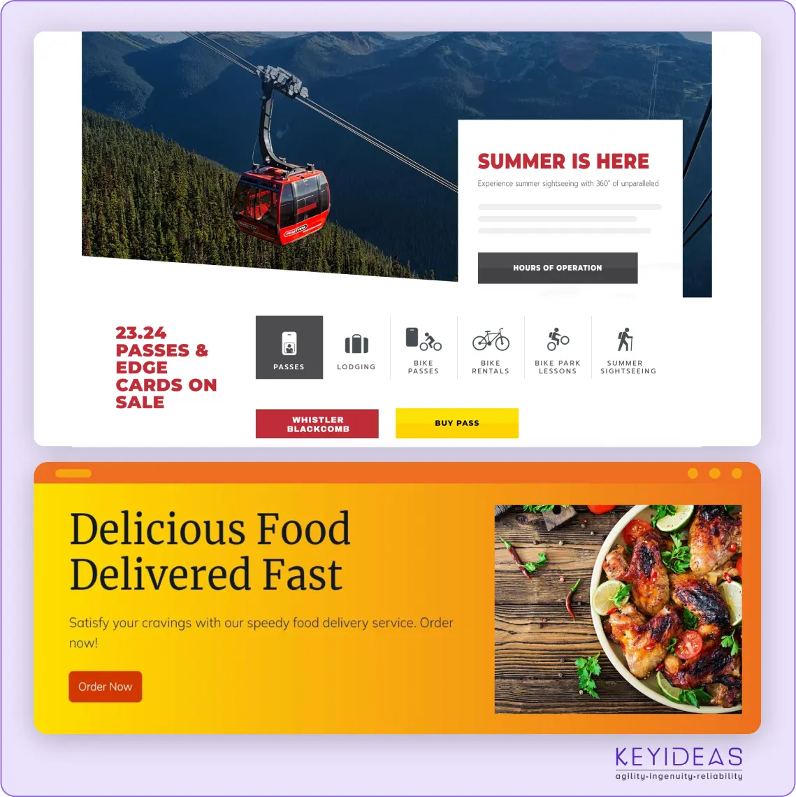 graphic design Landing Page