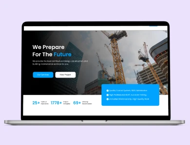 Construction Firm Website Design And Development