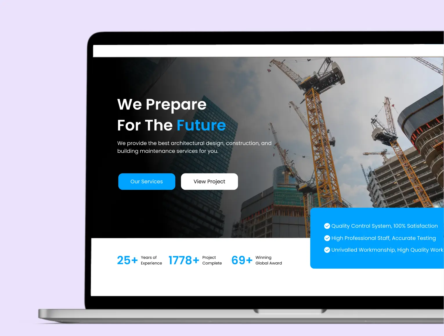 Construction Firm Website Design