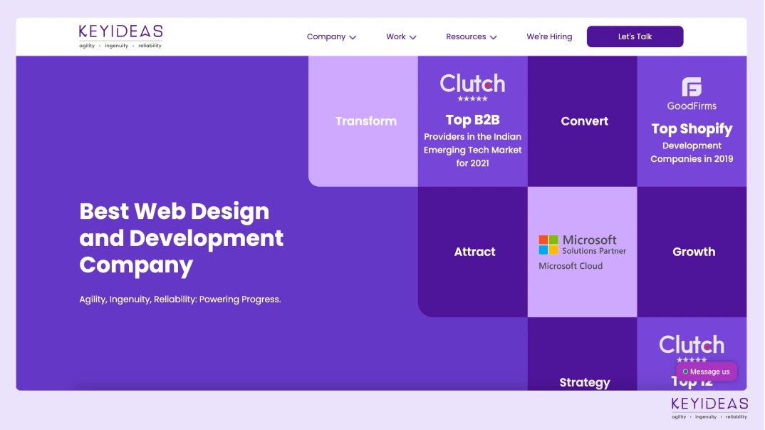 Top web development services