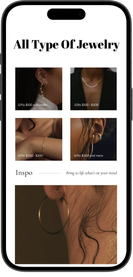 Creative Jewelry Website Designers
