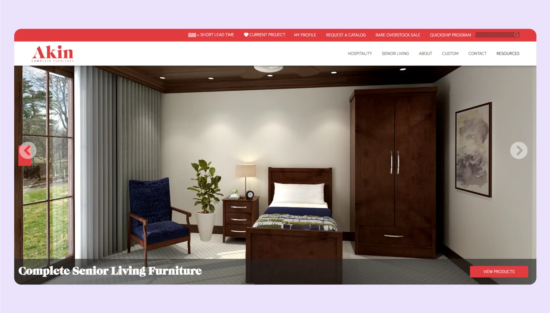 Hospitality Furniture Store Website Development