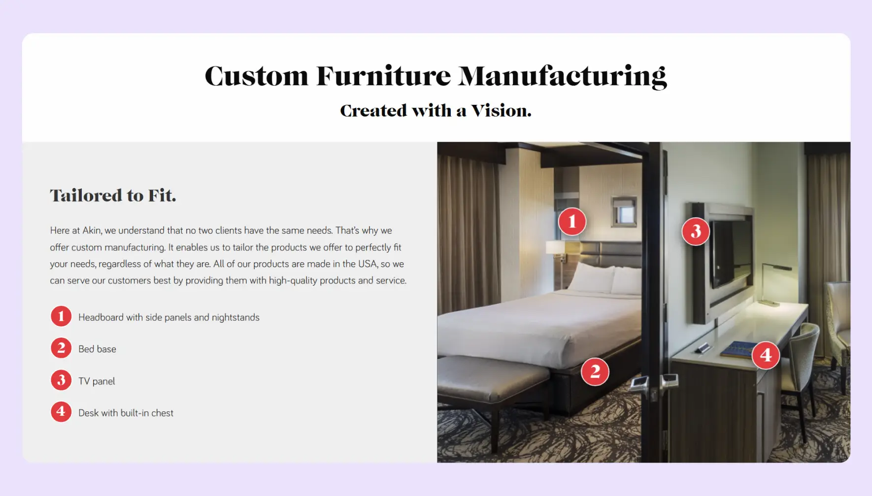 Trusted Hospitality Furniture Store Website Development